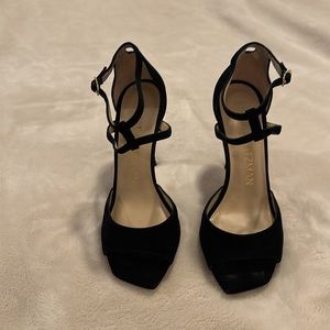 Stuart Weitzman black Anastasia heels